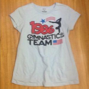 1986 Gymnastics Team tee